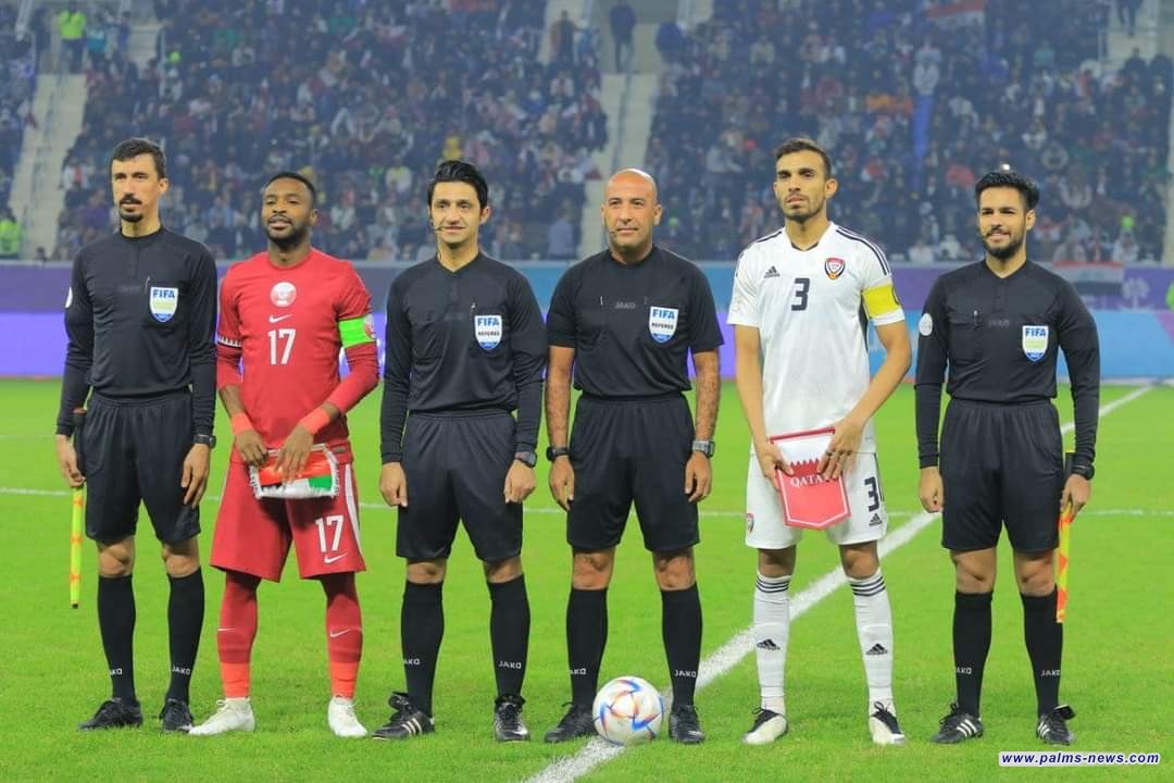 نهاية مباراة قطر والإمارات بتأهل العنابي للدور نصف النهائي