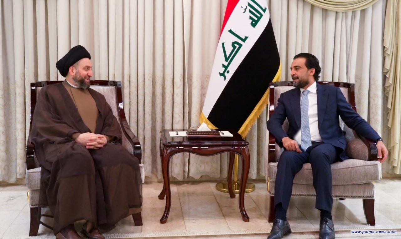 الحلبوسي و الحكيم يبحثان قوانين الانتخابات والموازنة