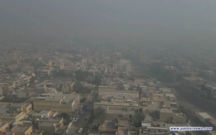 البيئة: التلوث في بغداد "ظاهرة طقسية" تسمى المستنقع الانقلاب الحراري