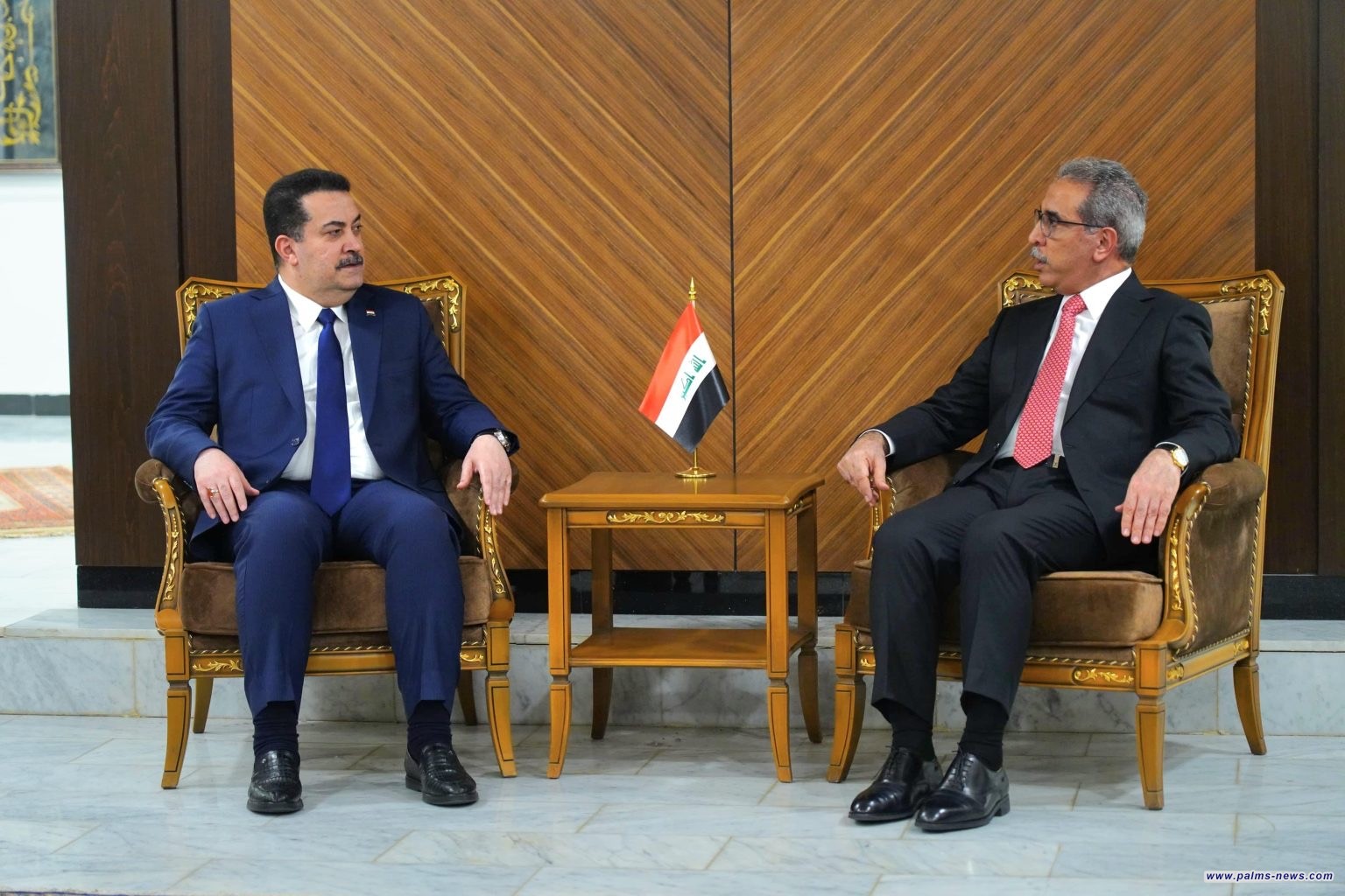 السوداني وزيدان يبحثان تعزيز التعاون بين السلطتين التنفيذية والقضائية
