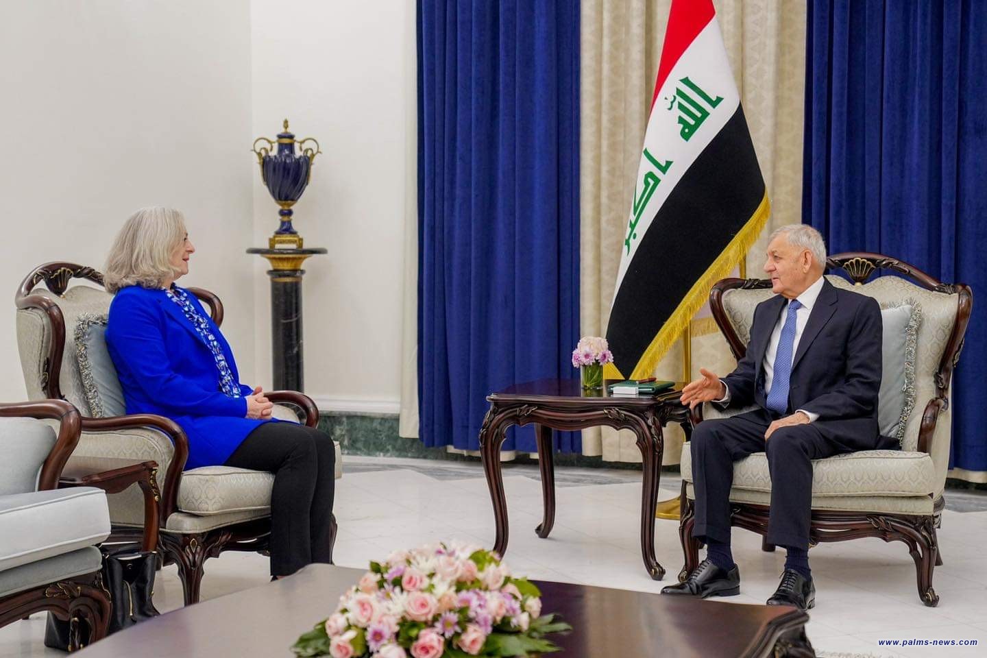 الرئيس العراقي لرومانسكي : نؤكد عزم العراق على مواصلة نهج الإصلاح والقضاء على حالات الفساد