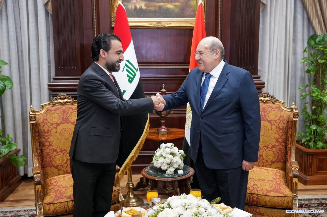 الحلبوسي يلتقي رئيس مجلس الشيوخ المصري في القاهرة