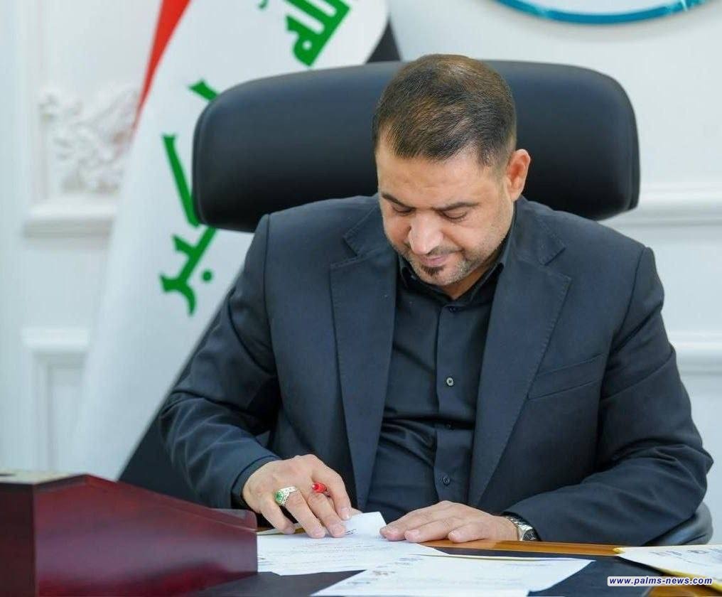 محافظ واسط السيد هادي الهماشي يعلن انطلاق حملة أهالي واسط الإنسانية لدعم إيران مادياً وعينياً.