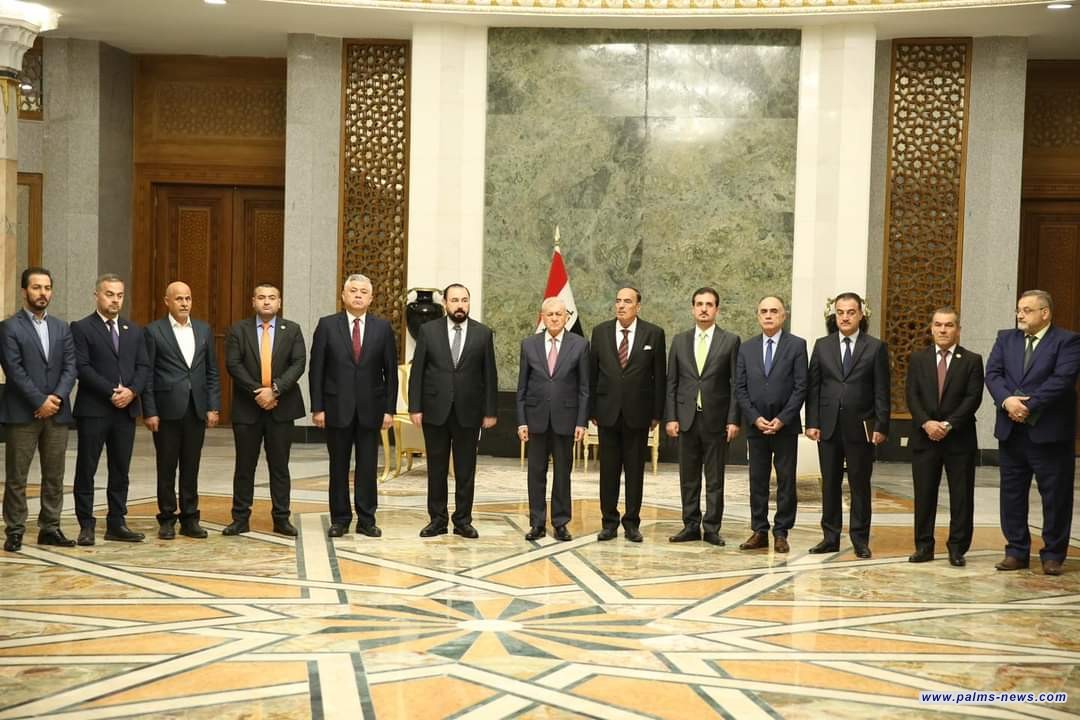 رئاسة الجمهورية تنظم حداداً على ضحايا حادثة حريق قضاء الحمدانية