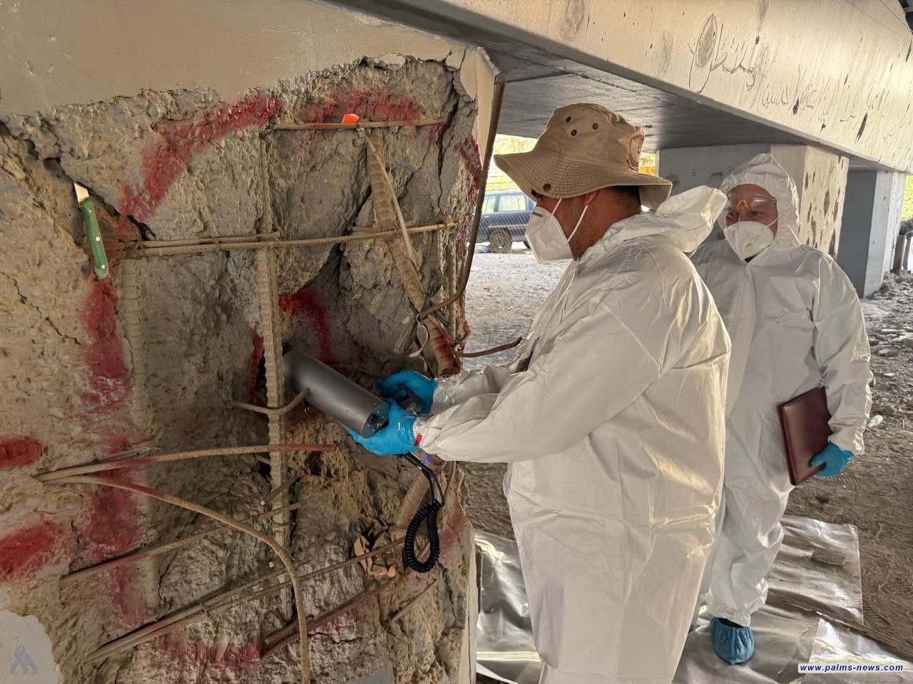 هيئة الرقابة النووية تعلن تنفيذ عمليات إزالة التلوث الإشعاعي بإحدى ركائز جسر الطوبجي