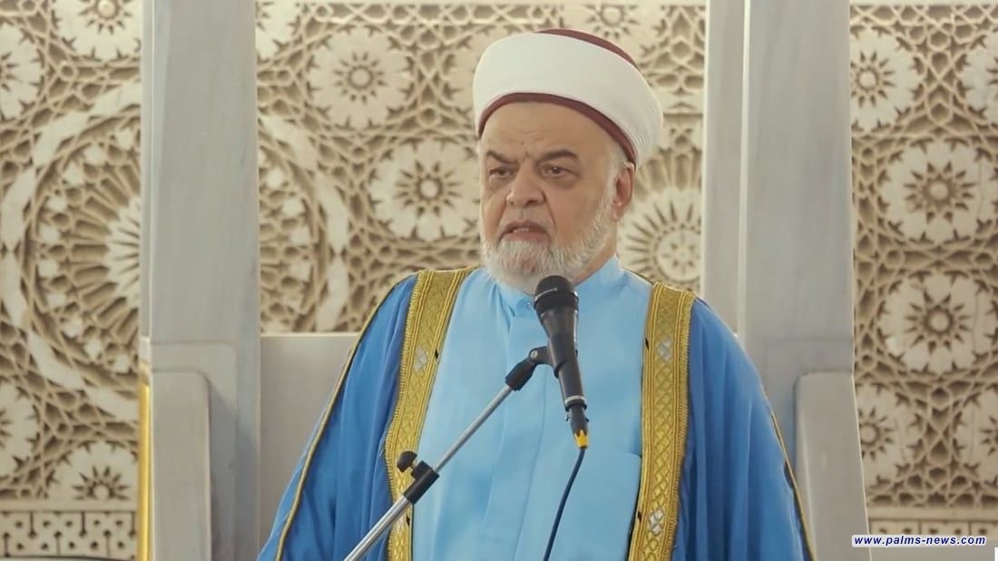 خطيب جامع أبو حنيفة : على الرئيس العراقي أن يستعد لسؤال يوم القيامة