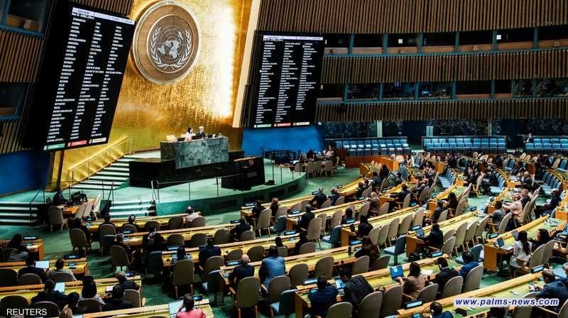 بأغلبية لافتة.. الأمم المتحدة تصوتُ على إعلان حل الدولتين