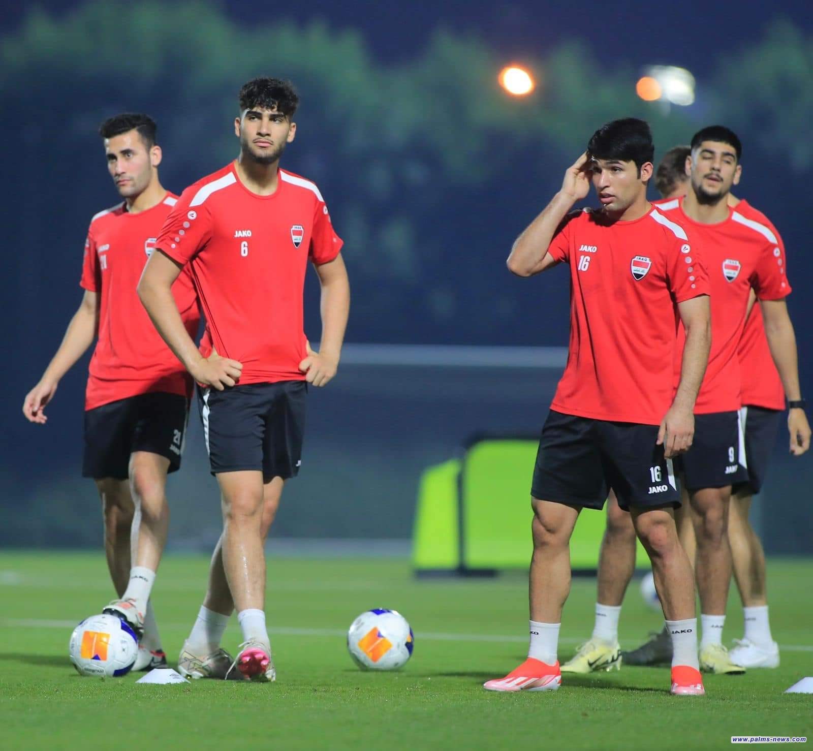 المنتخب الأولمبي العراقي يواصل استعداداته لمواجهة اليابان