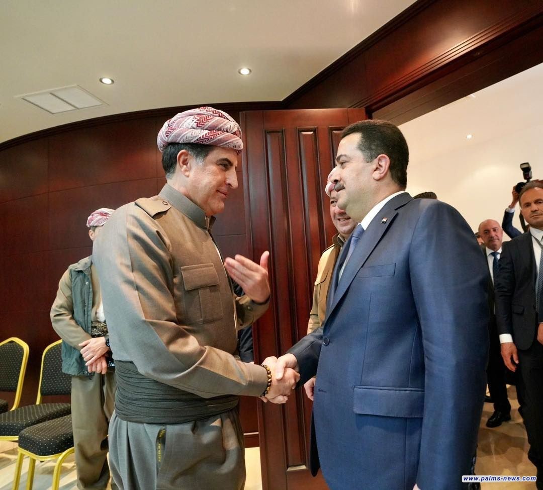 بحضور السوداني .. بدء مراسيم افتتاح "صرح بارزاني الوطني التذكاري"