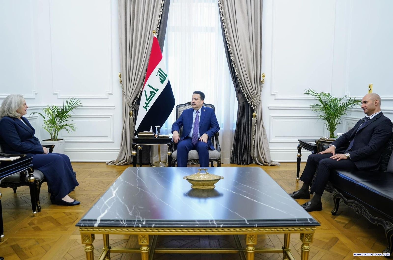 السوداني يبحث مع رومانوسكي مجريات حوار إنهاء مهمة التحالف في  العراق