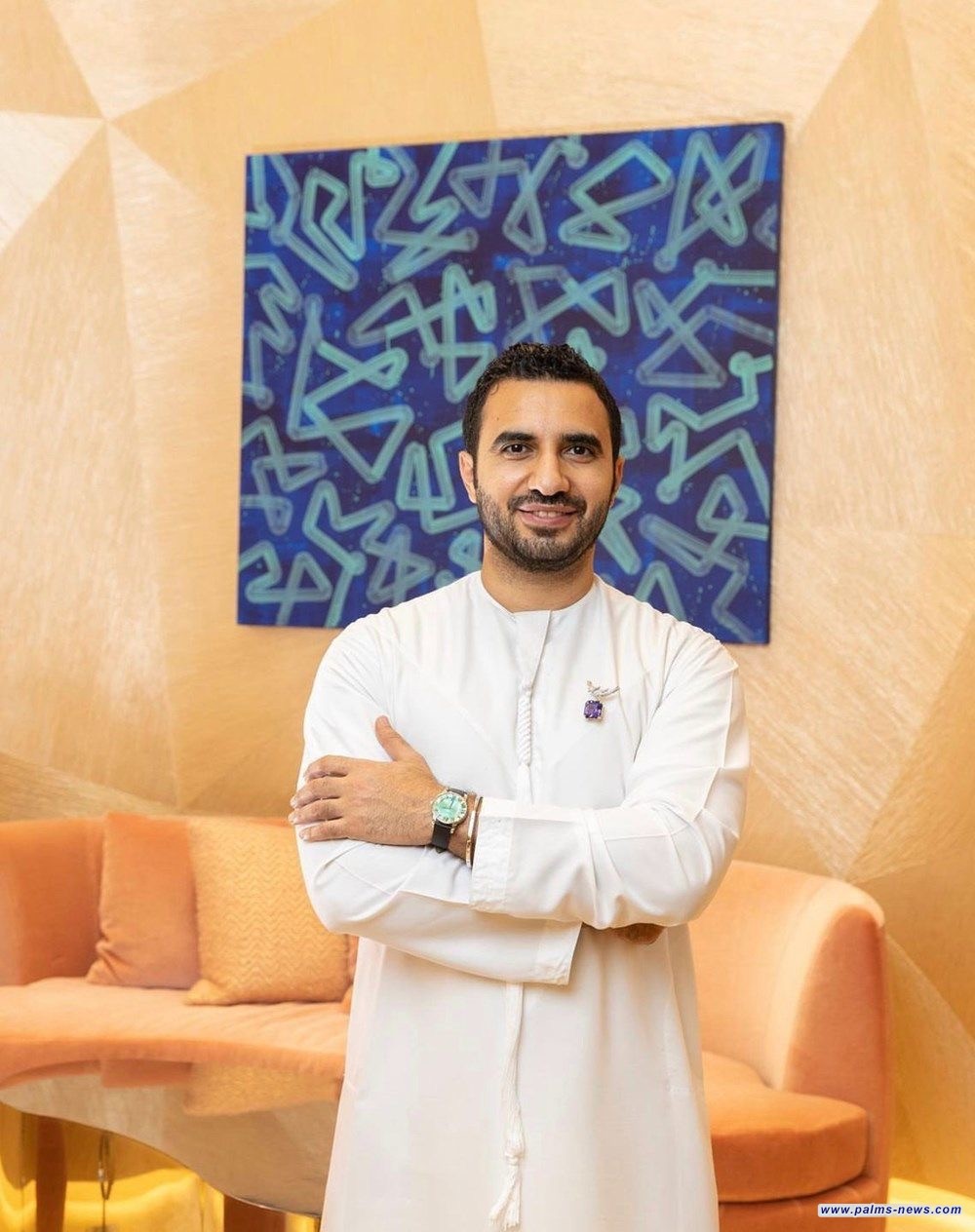 ماركة "جورجيو أرماني"  العالمية للنظارات الشمسية تعلن تعاونها مع فنان تشكيلي إماراتي