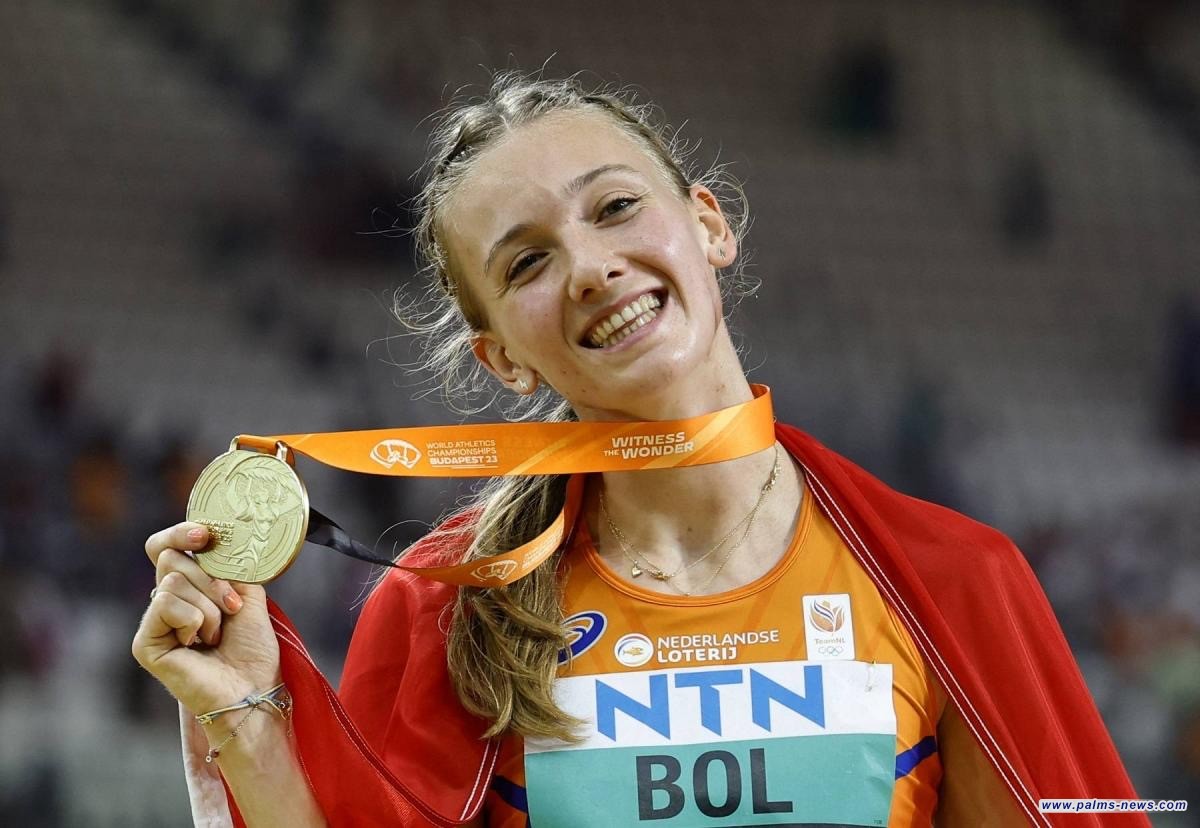 العداءة الهولندية فيمكي بول تحطم رقمها القياسي العالمي في سباق (400) ببطولة العالم