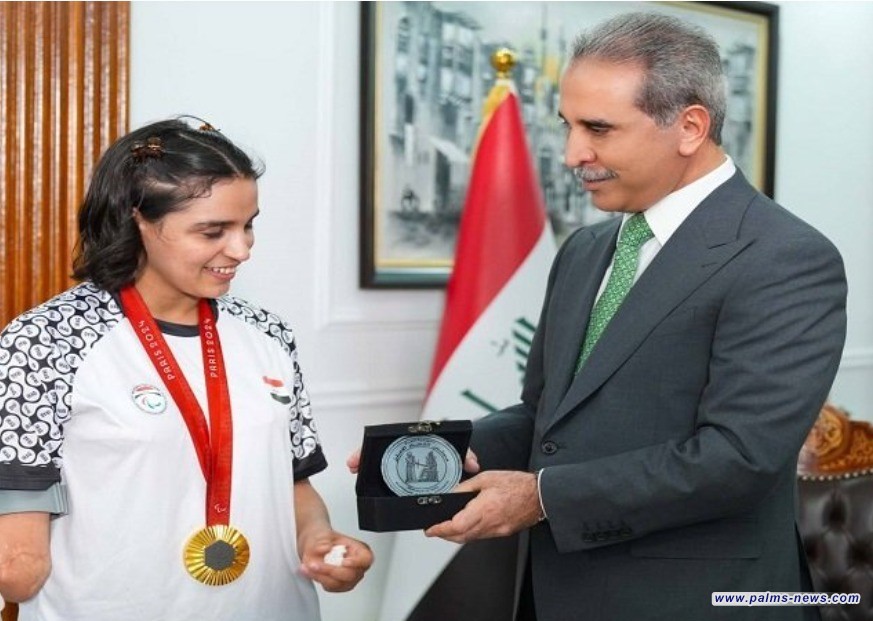 رئيس مجلس القضاء يتبرع ببناء منزل وتجهيز صالة رياضية لنجلة عماد