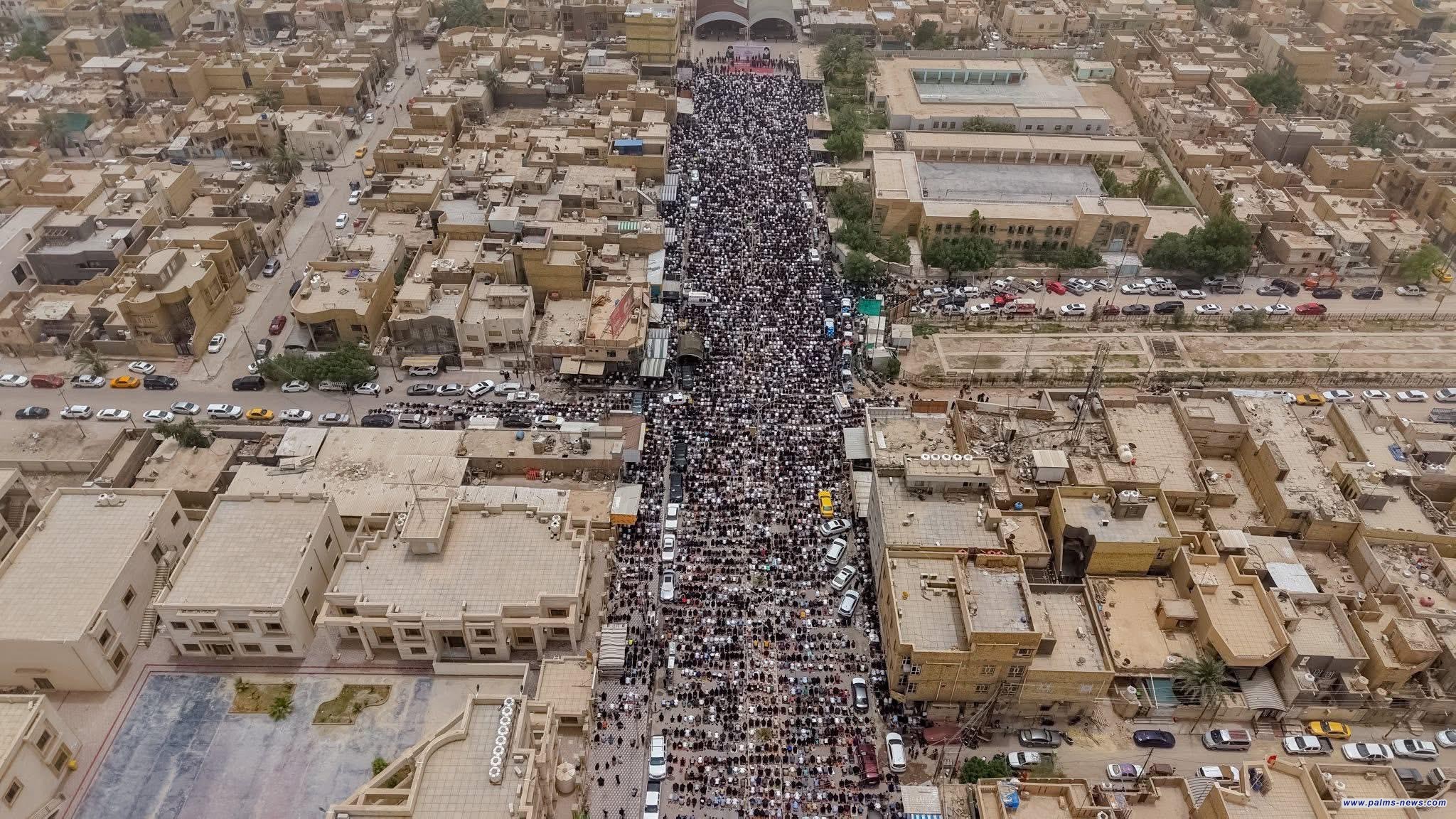 جماهير الناصرية تندد بالعدوان الإسرائيلي على إيران