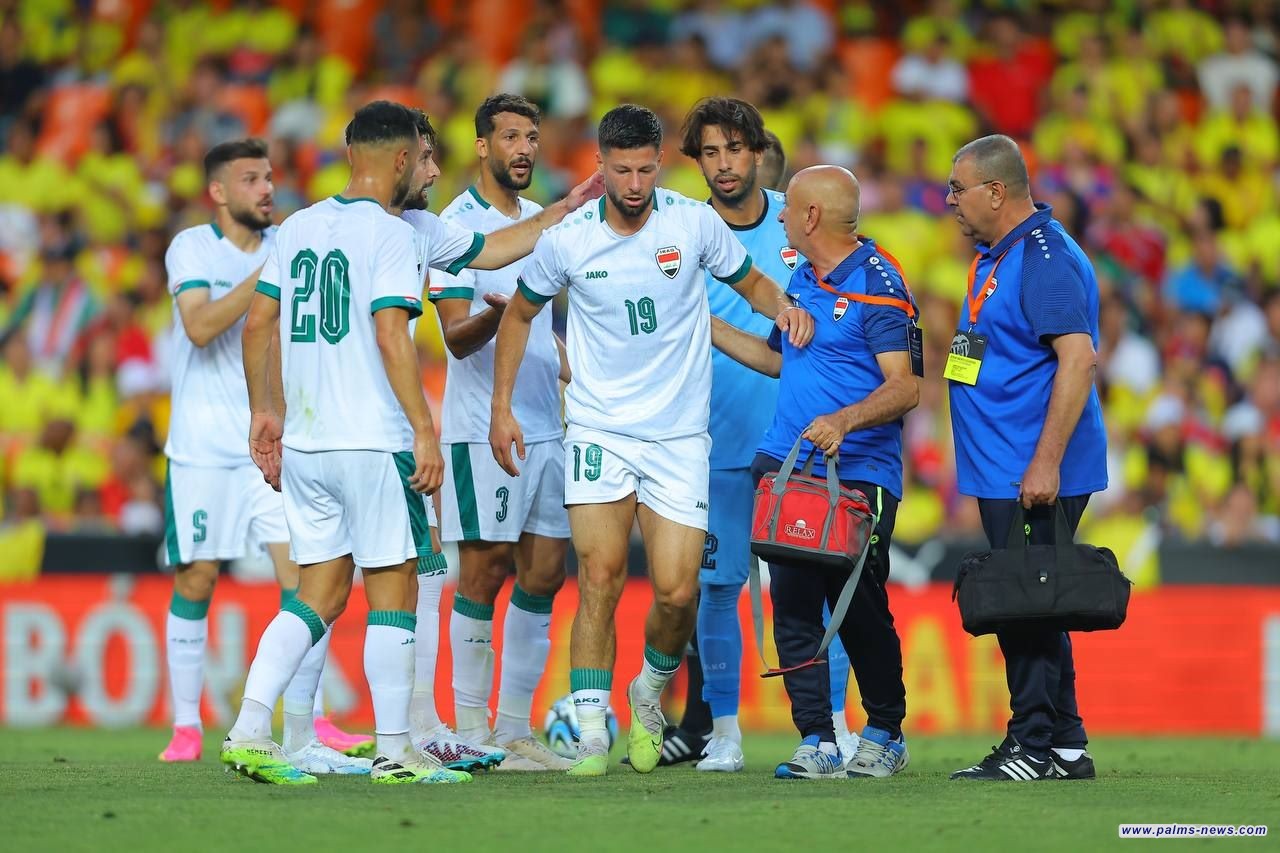 الرباط الصليبي يُبعد نجم المنتخب العراقي عن نهائيات آسيا في قطر