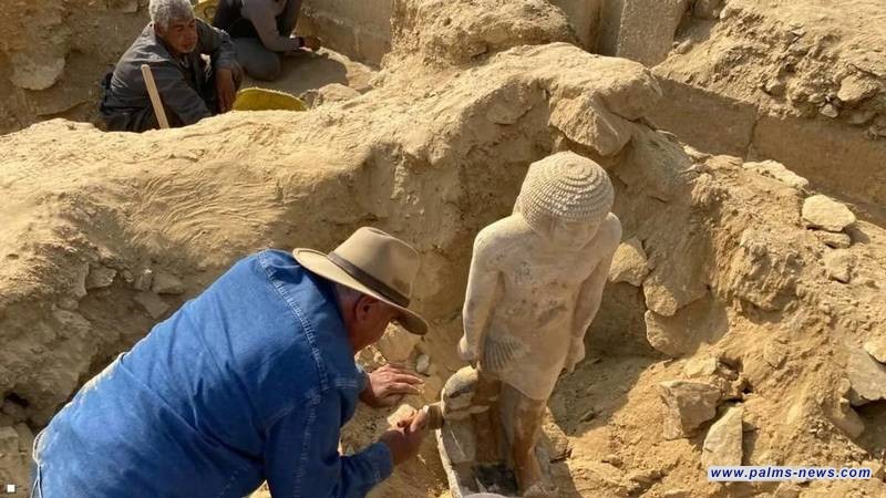 العثور على تماثيل " لميسي" بمصر القديمة