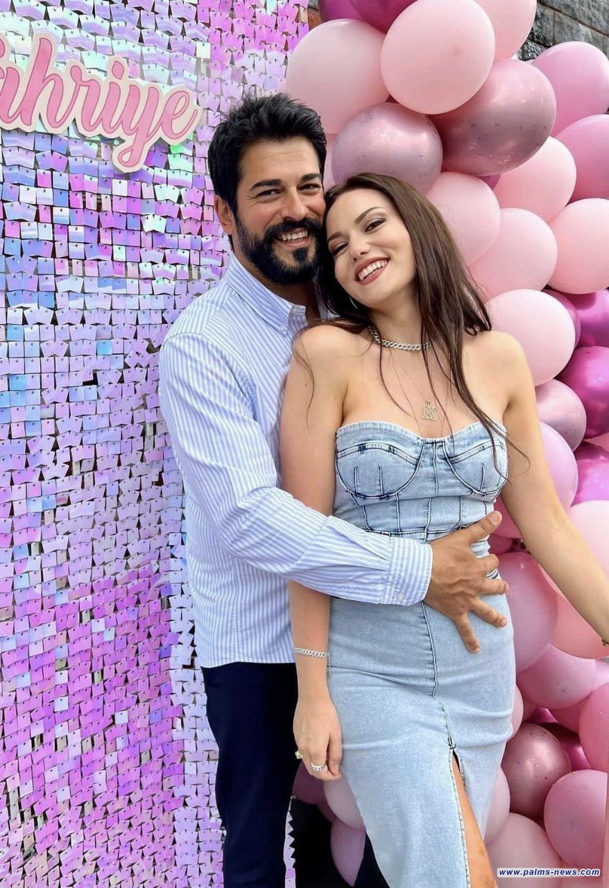بوراك أوزجيفيت يحتفل بعيد ميلاد زوجته فهرية أفجان
