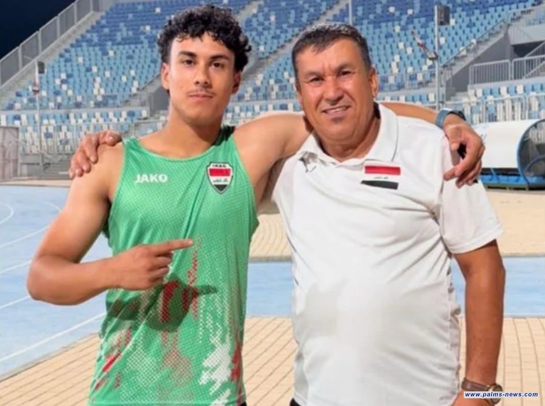 أول ميدالية للعراق في البطولة العربية لألعاب القوى