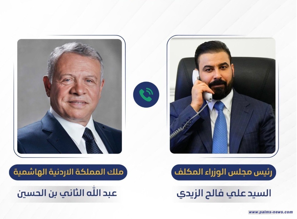الزيدي يبحث هاتفياً مع ملك الأردن العمل المشترك لمواجهة التحديات