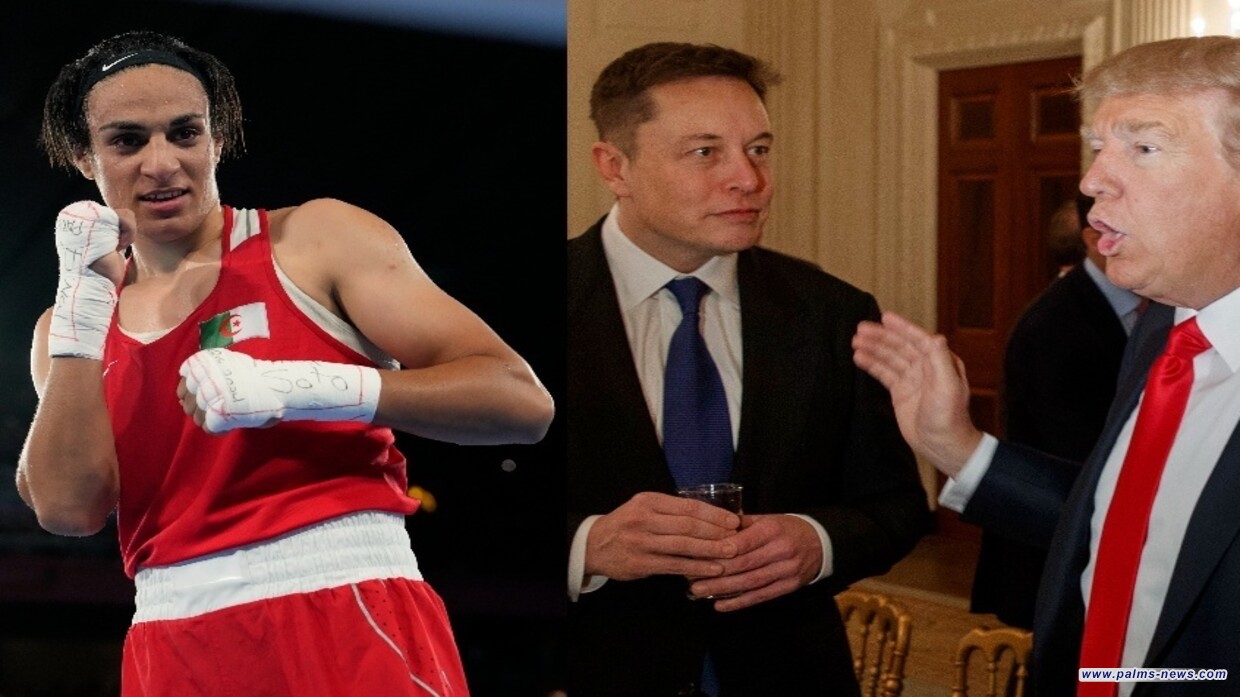 الملاكمة الجزائرية إيمان خليف تقاضي ماسك وترامب