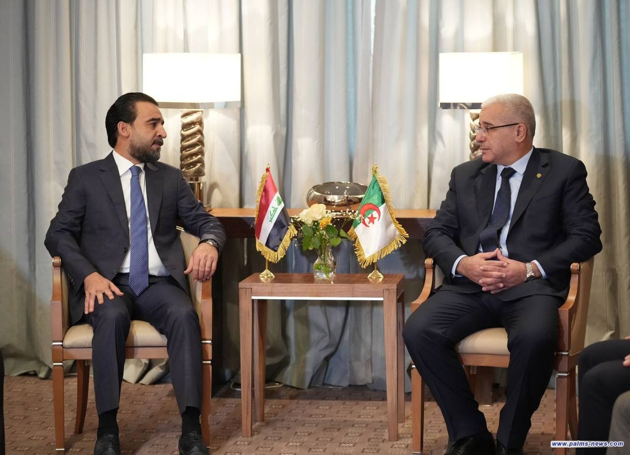 رئيس مجلس النواب يلتقي نظيره الجزائري