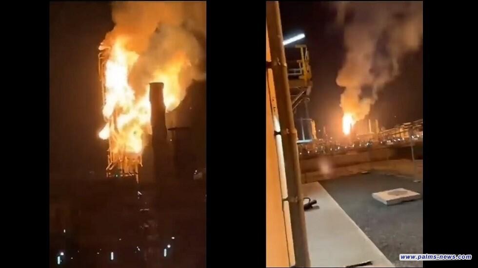 شركة البترول الكويتية: إندلاع حريق في أكبر مصافي الكويت