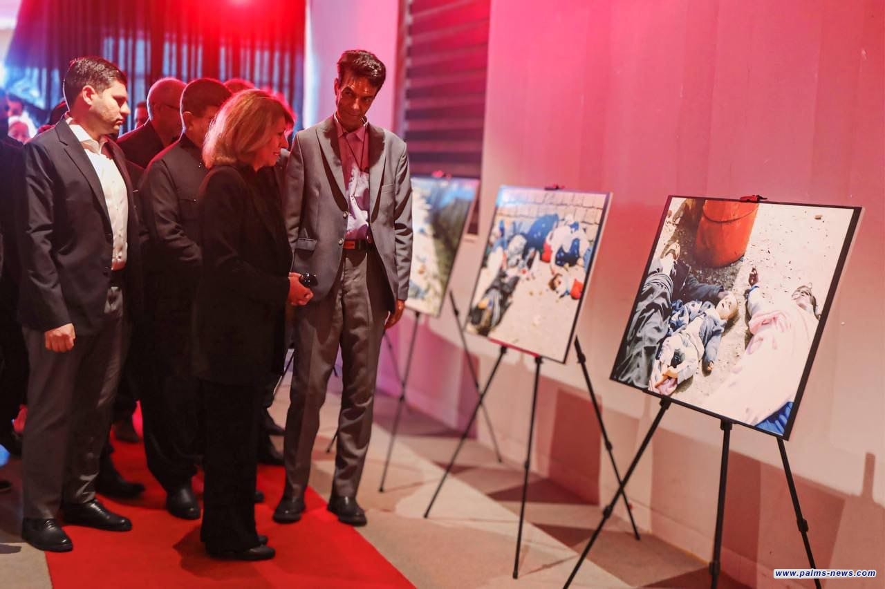 السيدة الأولى تفتتح معرضا للصور النادرة عن فاجعة حلبچة