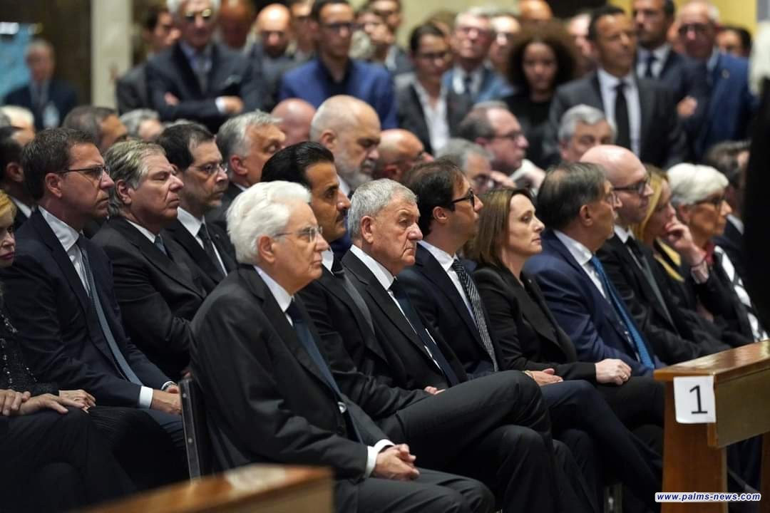 حضور الرئيس العراقي عبد اللطيف جمال رشيد، القداس التأبيني لرئيس الوزراء الإيطالي الأسبق سيلفيو برلسكوني في روما.
