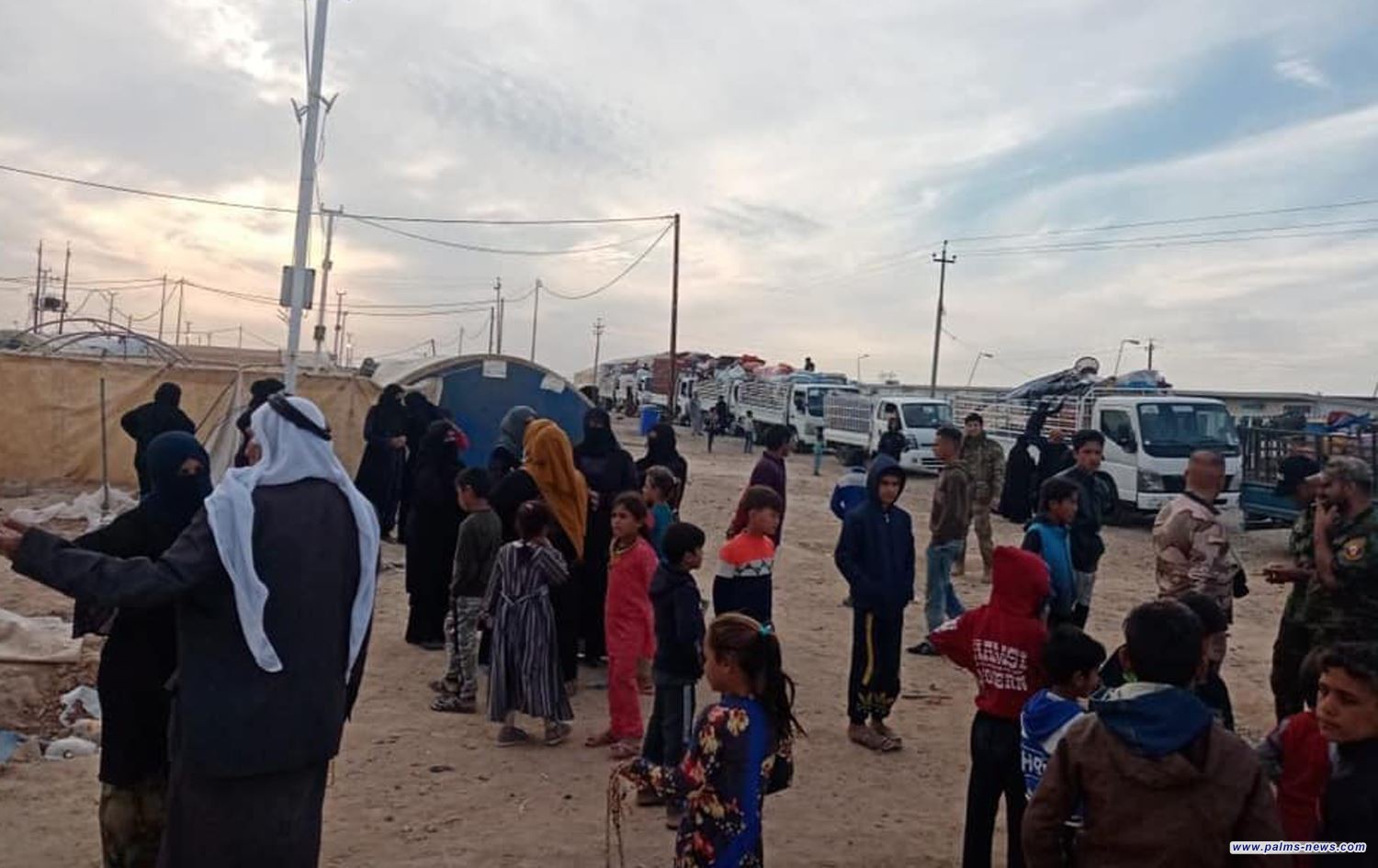 استقدام قائممقام خانقين إثر فقدان 900 كرفان بمجمع النازحين