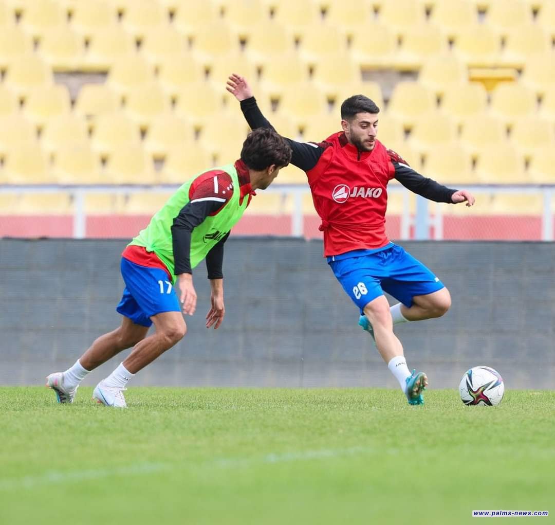 المتتخب العراقي يكثف تدريباته لمواجهه روسيا ودياً