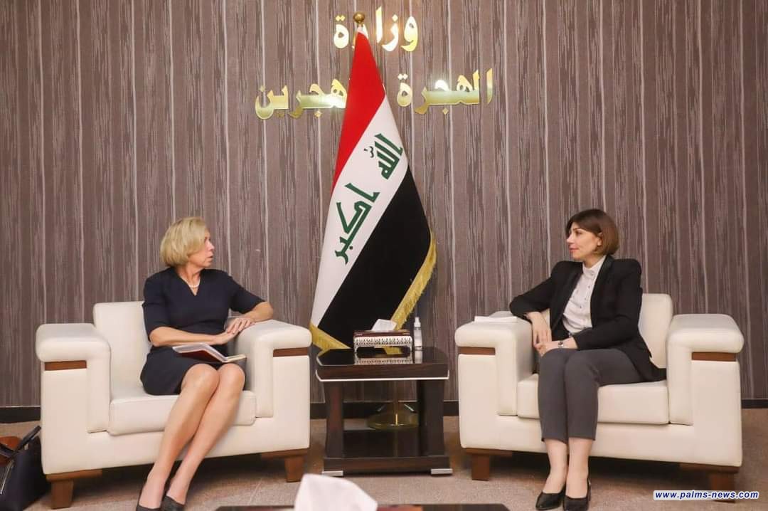 جابرو تبحث مع السفيرة الاسترالية   دعم النساء النازحات