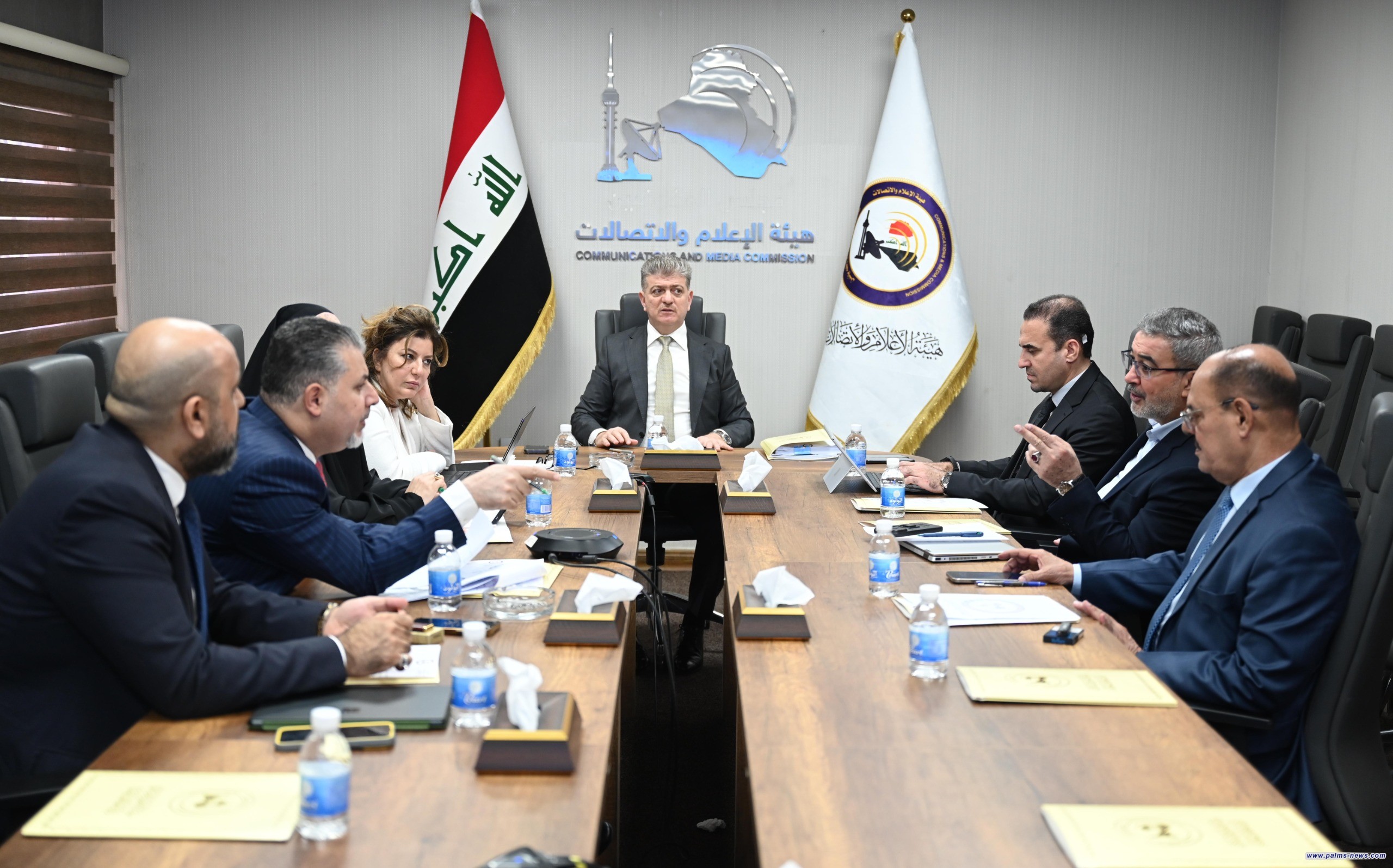 مجلس مفوضي هيئة الإعلام والاتصالات يناقش  لائحة تنظيم عمل المشاهير وأصحاب المحتوى الرقمي