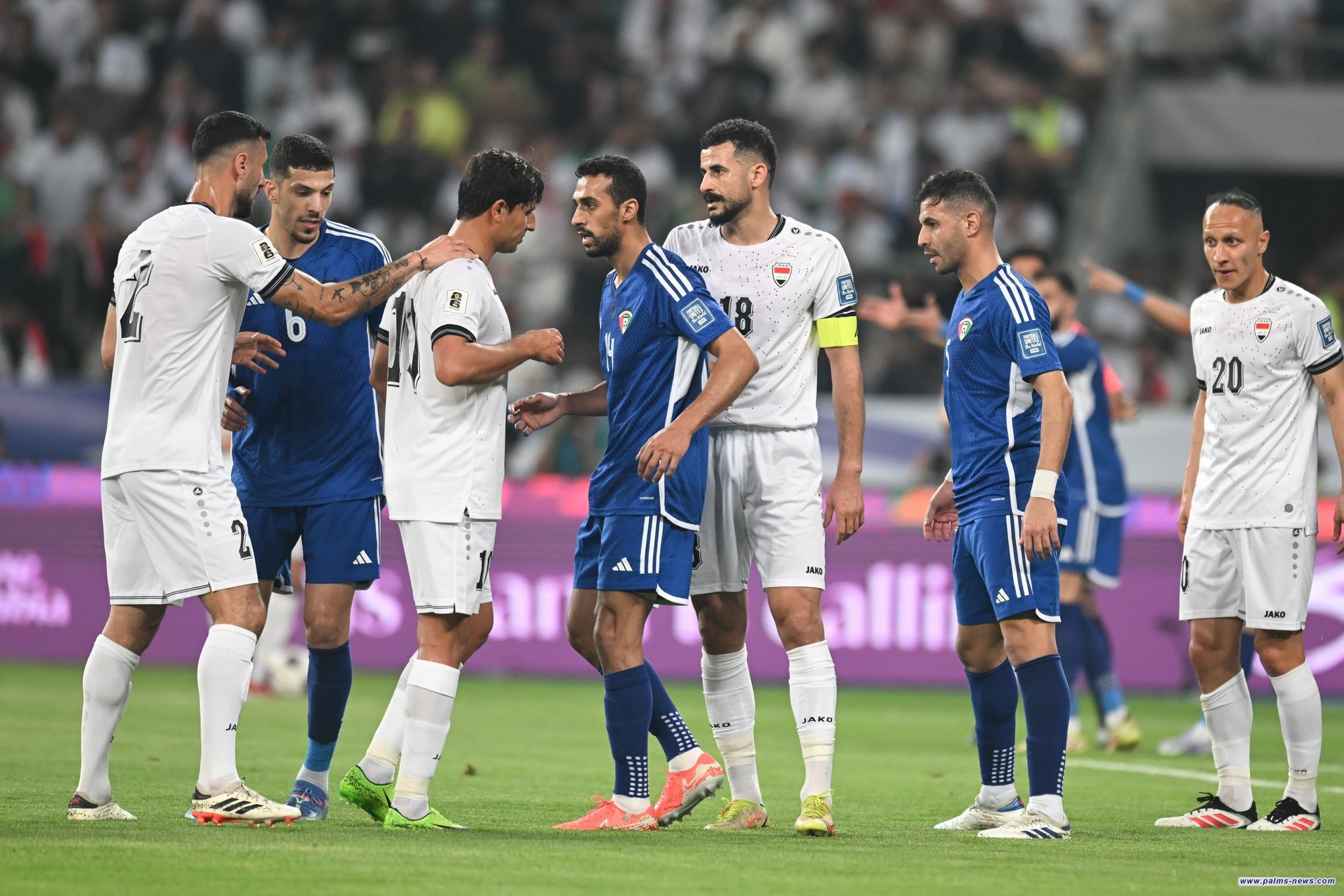 تعادل منتخبنا الوطني مع المنتخب الكويتي بهدفين لكلٍّ منهما في تصفيات آسيا لكأس العالم.