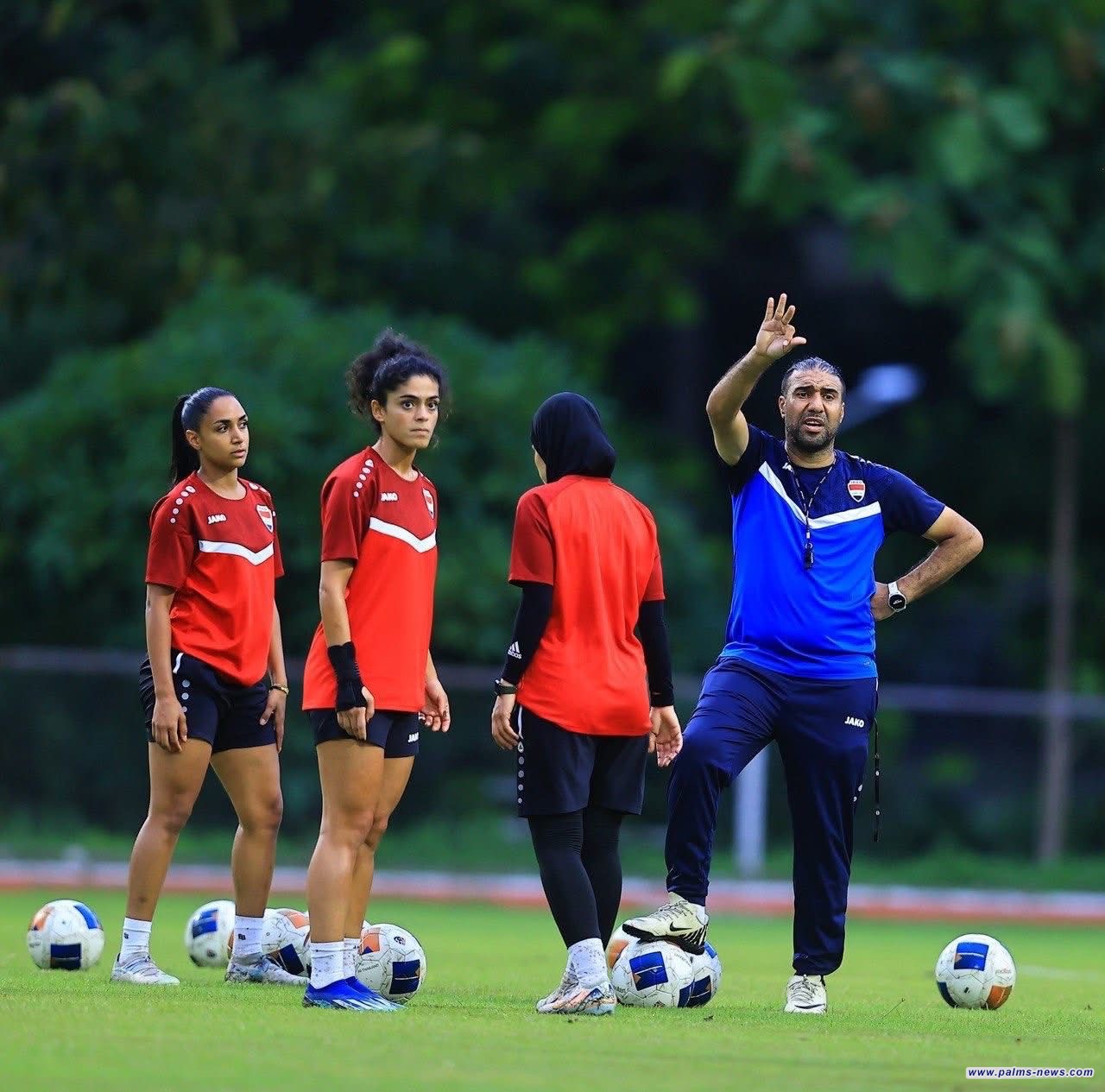 منتخب العراق للسيدات ينهي تحضيراته لمواجهة تايلاند