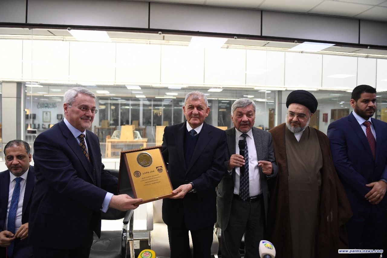 رئيس الجمهورية يزور مؤسسة بحر العلوم الخيرية - معهد العلمين للدراسات العليا