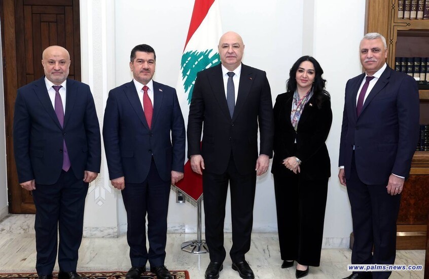 الرئيس اللبناني يؤكد متانة العلاقات اللبنانية العراقية ويشيد بدعم بغداد