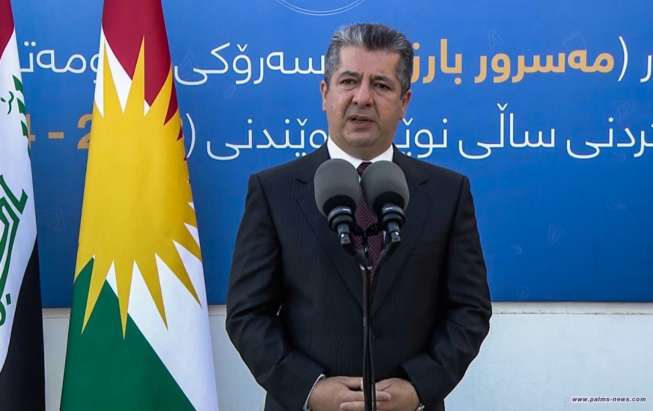 مسرور بارزاني : يجب على الحكومة الاتحادية أن تعتبر إن الهجوم على الإقليم هجوم على العراق بأكمله