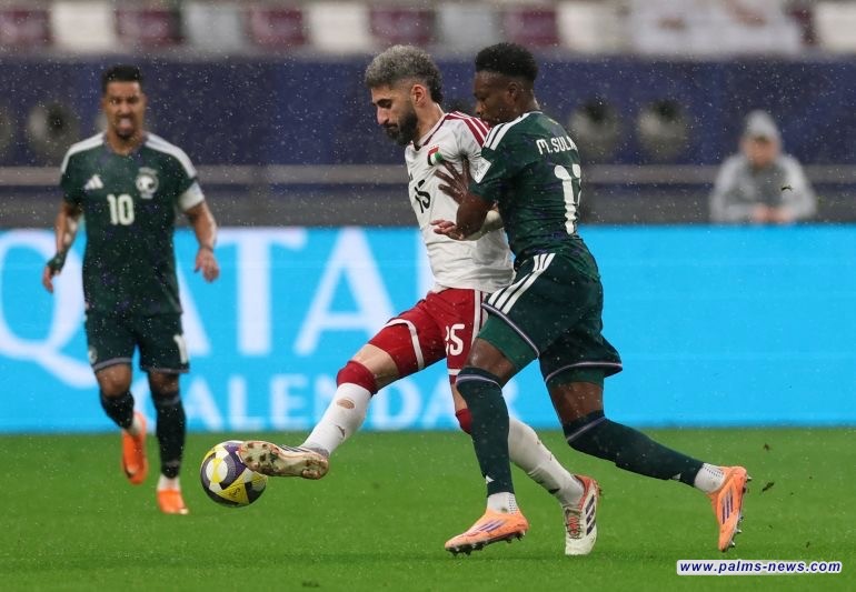 تأجيل مباراة الإمارات والسعودية لحساب المركزي الثالث والرابع لكأس العرب، بسبب غزارة الأمطار.