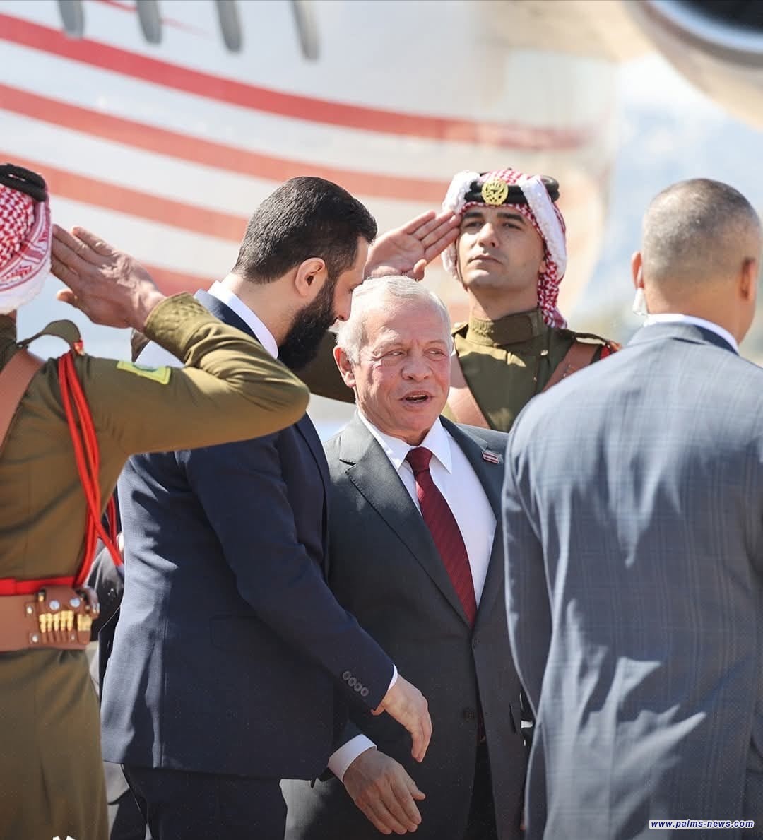 زيارة خاطفة..العاهل الأردني يستقبل الشرع