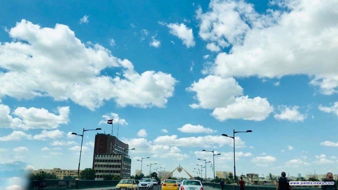 طقس صحو في عموم العراق وارتفاع محدود بالحرارة حتى الجمعة