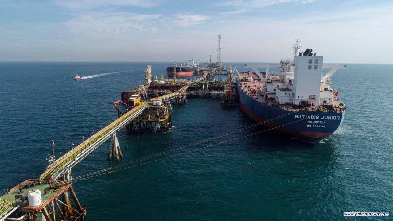 النفط : الصادرات (106) ملايين و(122) ألفاً و(679) برميلاً ، (8) مليارات دولار إيرادات شهر آب
