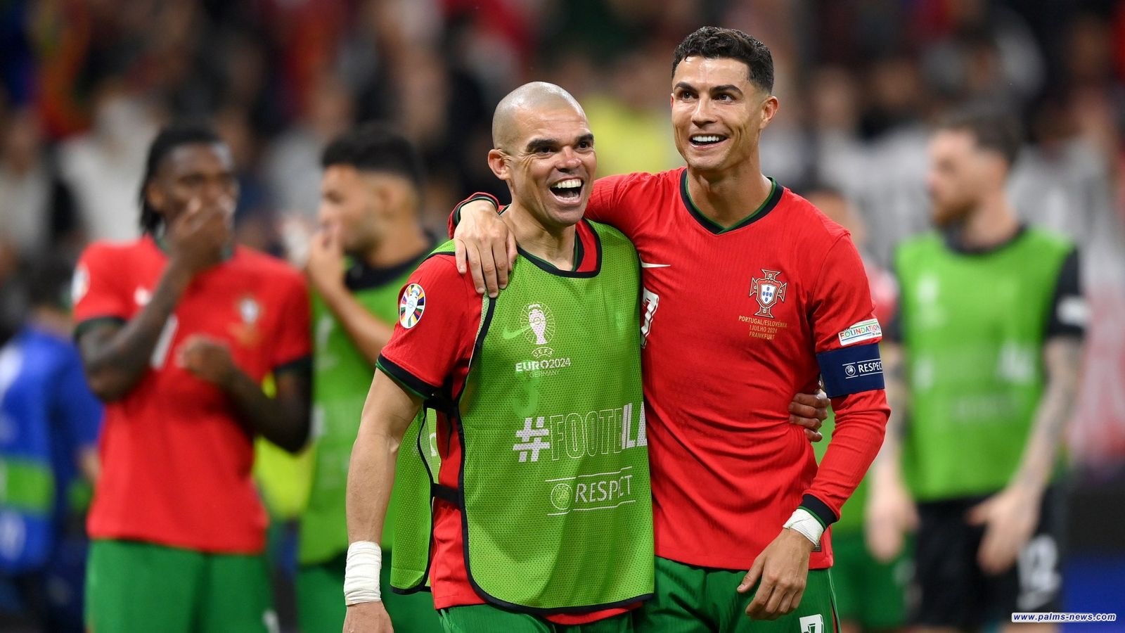 البرتغال تتخطى سلوفينبا لتواجه فرنسا في قمة أوربا