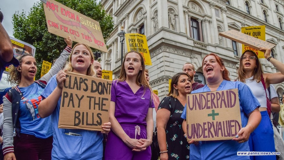 الأنفلونزا تتفشى في بريطانيا وسط أكبر إضراب لأطقم التمريض في البلاد