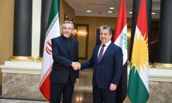 بارزاني وباقري يشددان على ضرورة استتباب الأمن والاستقرار في المنطقة