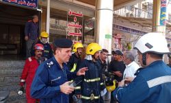 إنقاذ 10 نزلاء من حريق بأحد فنادق المدينة القديمة في النجف