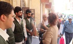 نخيل عراقي تواكب حملة فريق أجلان التطوعي للتعريف بمخاطر العنف الأسري