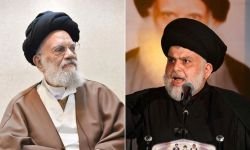 الصدر يتصل بالمرجع كاظم الحائري للاطمئنان على صحته