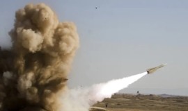 رصد اطلاق رشقات صاروخية من ايران باتجاه الكيان الصهيوني