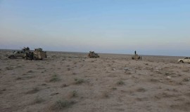 الحشد الشعبي يدمر مخزناً للعبوات الناسفة في صحراء الأنبار