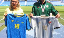 الأولمبي العراقي بالزي الأبيض في مواجهة أوكرانيا بافتتاح دورة الألعاب الأولمبية بباريس